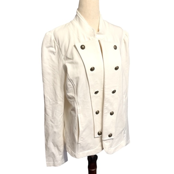 Tommy Hilfiger NWT Solid Band White Jacket - Picture 4 of 5